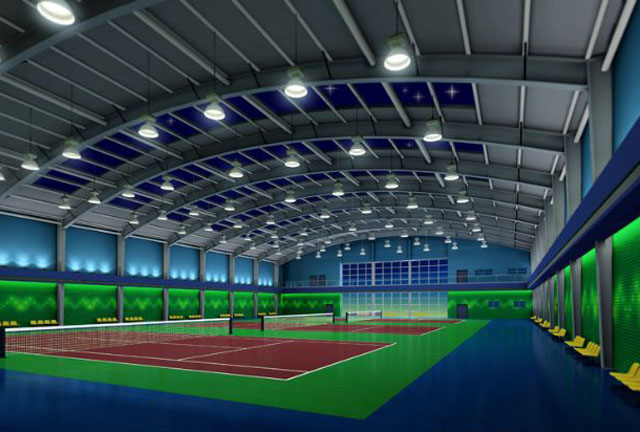 網(wǎng)球場(chǎng)館燈光工程